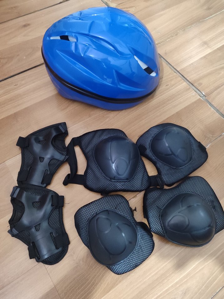 Mavi Erkek Kaykay Pateni, kask diğer aksesuarları mevcut - Görsel 4