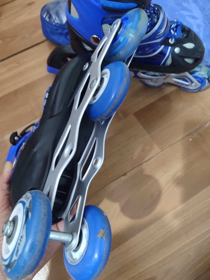 Mavi Erkek Kaykay Pateni, kask diğer aksesuarları mevcut - Görsel 3