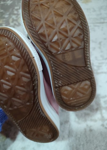 Pembe Simli Kız Çocuk Spor Ayakkabı - Görsel 4