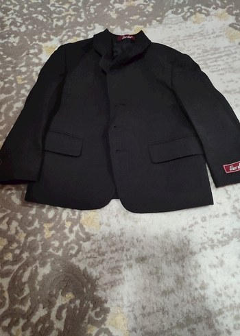 Erkek Siyah Regular Fit Düğmeli Takım Elbise - Görsel 2