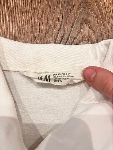 9 Yaş Beden beyaz Renk H&M Ceket