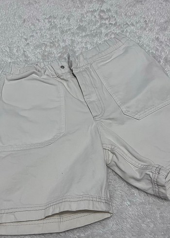 s Beden gri Renk Gri Mini Denim Şort