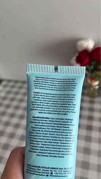 Beden Renk Skinsensual bb krem güneş kremi