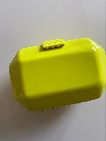 Zara Zara neon mika clutch
