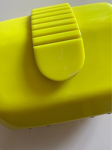  Beden sarı Renk Zara neon mika clutch