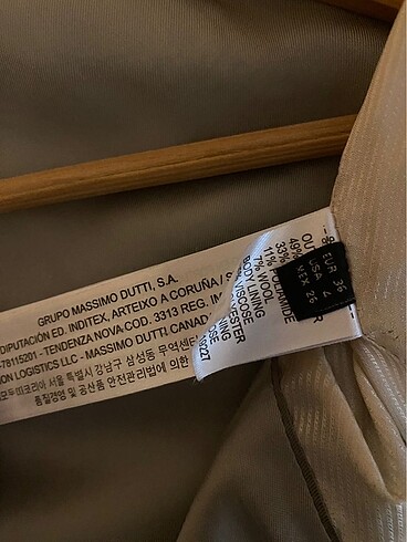 s Beden gri Renk Massimo dutti ceket