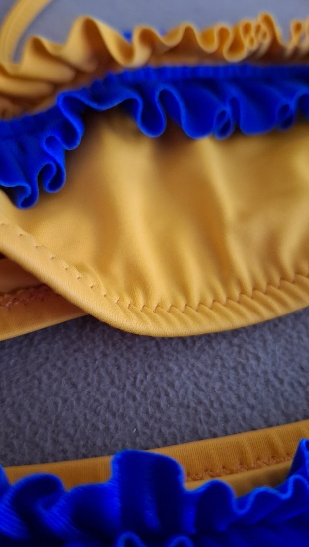 turuncu Renkli Kız Çocuk Bikini - Görsel 4