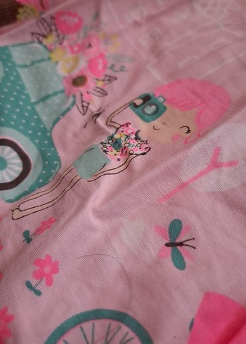 Kolsuz Pembe Kız Çocuk Elbisesi - Görsel 2