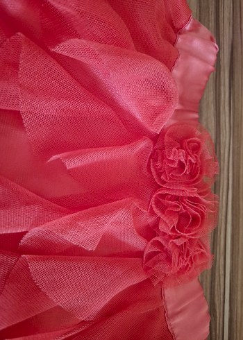 Kız Çocuk Pembe Fırfırlı Etek - Görsel 2