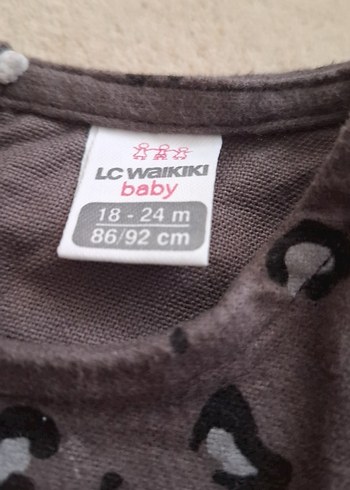 Uzun Kollu Gri Kız Çocuk Elbisesi - Görsel 2