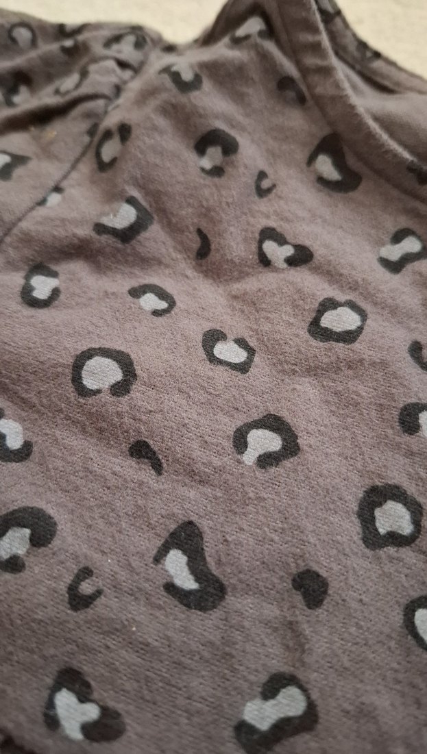 Uzun Kollu Gri Kız Çocuk Elbisesi - Görsel 3