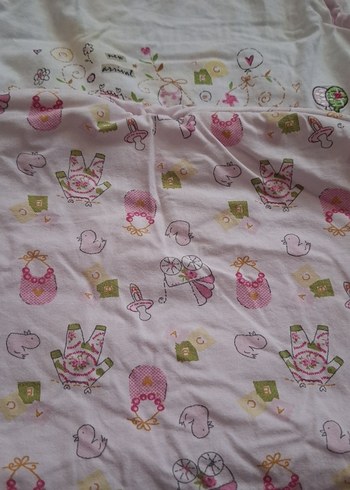 Nakışlı Pembe Çocuk Uyku Tulumu - Görsel 4