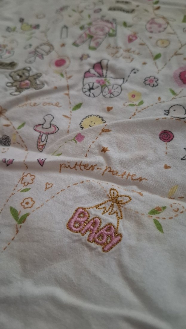 Nakışlı Pembe Çocuk Uyku Tulumu - Görsel 2