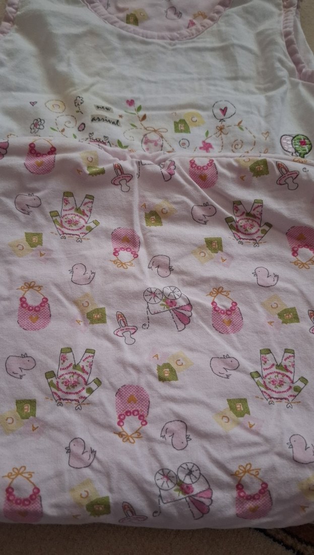 Nakışlı Pembe Çocuk Uyku Tulumu - Görsel 4