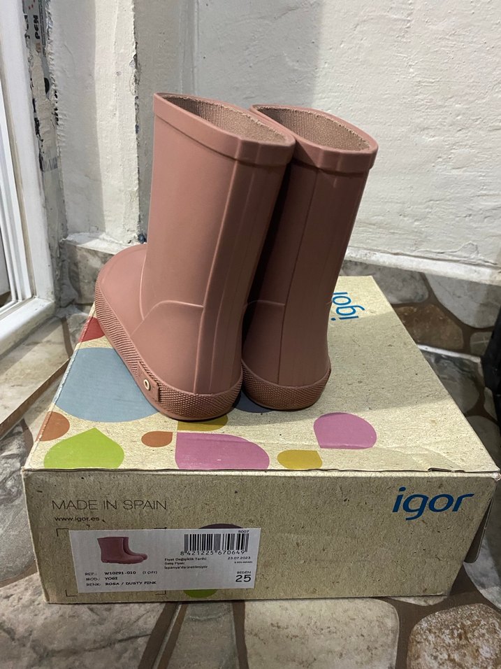 Kız Çocuk Kauçuk Botlar - Görsel 3