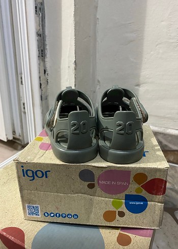 Tokalı yeşil Erkek Çocuk Sandalet - Görsel 3