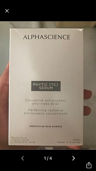Alphascience phytic serum
