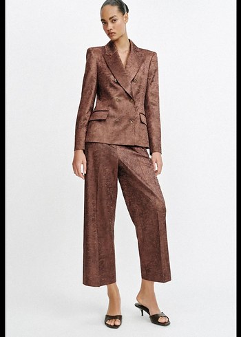 Zara Burusuk Gorunumlu Bronz Takim