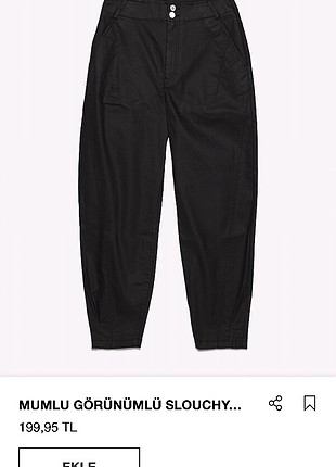 Zara mumlu slouchy kot