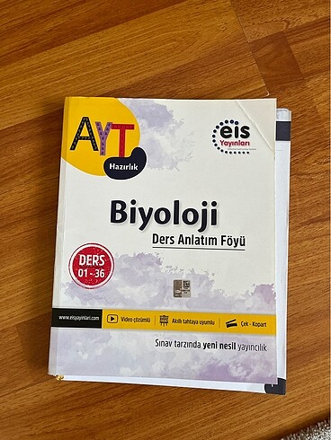 Eis ayt biyoloji ders anlatım föyü