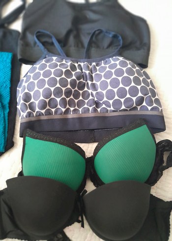 Lacivert ve Siyah Emzirme Sütyenleri Seti - Görsel 2