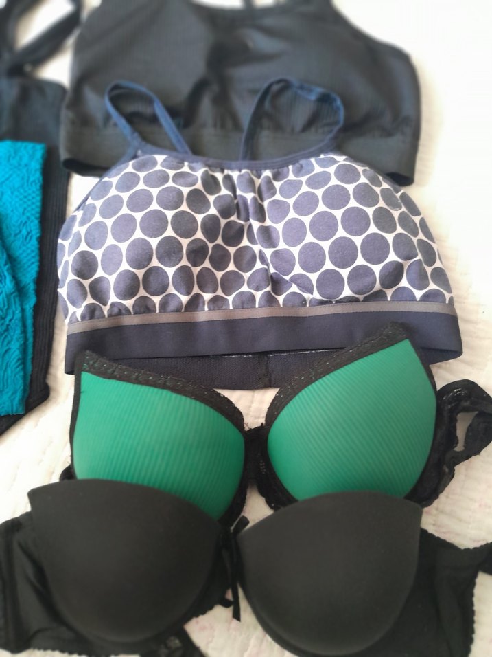 Lacivert ve Siyah Emzirme Sütyenleri Seti - Görsel 2