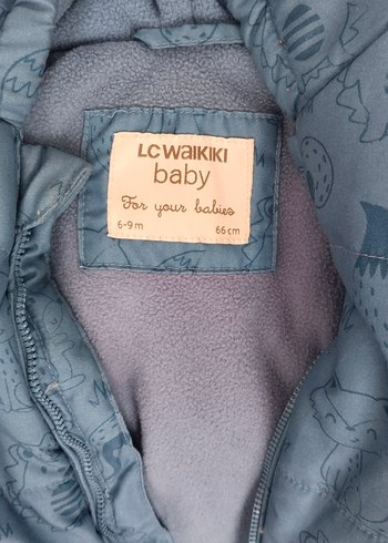 Mavi Kapüşonlu Bebek Kışlık Tulumu - Görsel 3