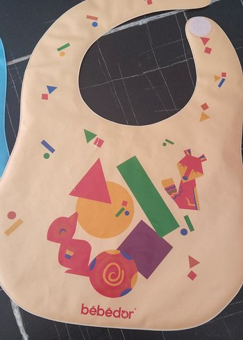 Bebedor Renkli Desenli Bebek Önlükleri 3'lü - Görsel 2