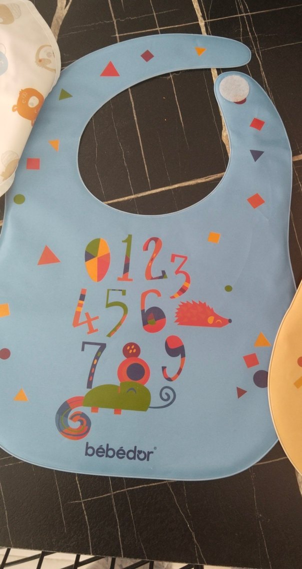 Bebedor Renkli Desenli Bebek Önlükleri 3'lü - Görsel 3