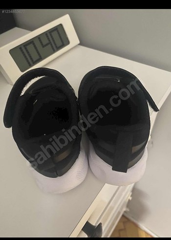 Nike Nike Erkek Çocuk Siyah Cırtlı Spor Ayakkabı