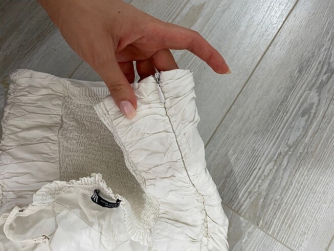 xs Beden beyaz Renk Zara top