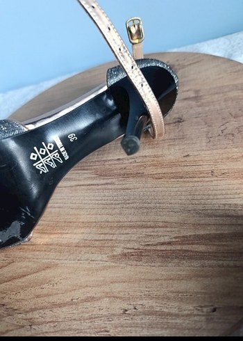 topuklu önü açık ayakkabı - Görsel 5