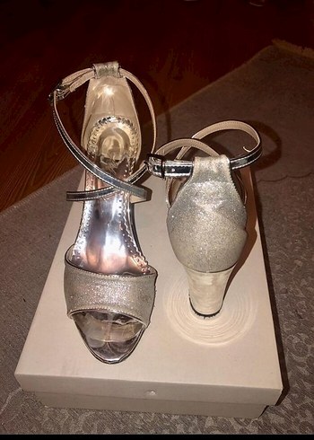 Gri Yılan Desenli Stiletto Topuklu Kadın Ayakkabı - Görsel 2