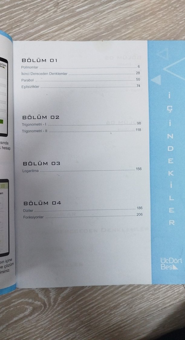 AYT Matematik Soru Bankası - ÜçDörtBeş - Görsel 3