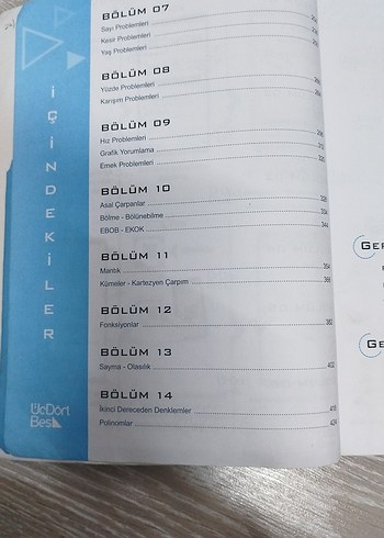 Üçdörtbeş yayınları TYT Matematik Soru Bankası - Görsel 4