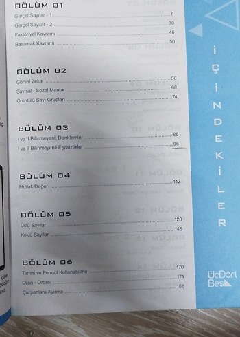 Üçdörtbeş yayınları TYT Matematik Soru Bankası - Görsel 3