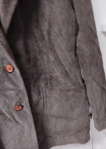 Süet Kahverengi Blazer - Görsel 2