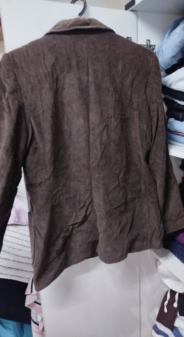 Süet Kahverengi Blazer - Görsel 4