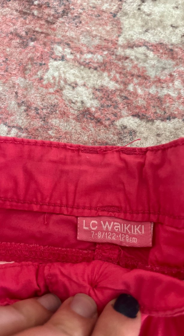 Kız Çocuk Pembe Nakışlı Şort - Görsel 4