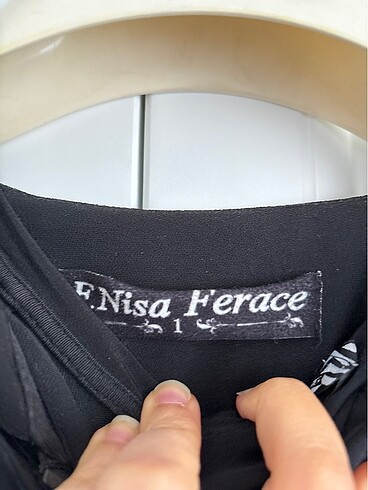 38 Beden siyah Renk Ferace