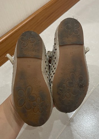 Bej Kız Çocuk Tokalı Babet - Görsel 3