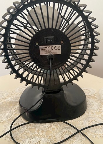 Everest Siyah Masaüstü Vantilatör - Görsel 3
