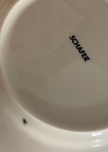 Desenli Beyaz 6'lı Pasta Tabak Seti - Görsel 5