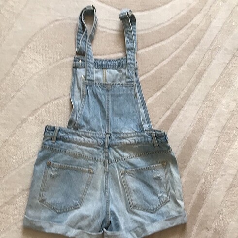Bershka Berska mini kot şort tulum