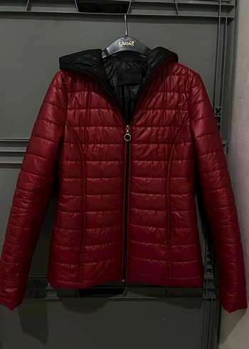 Batik belden oturtmalı mont - Görsel 2