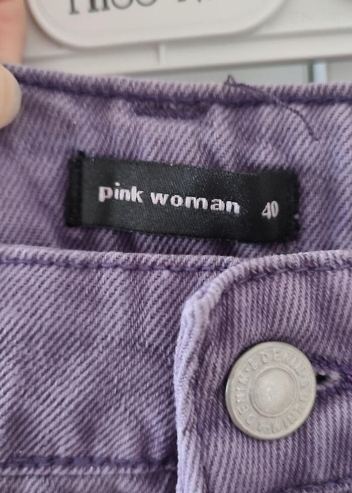 Lila palazzo pantolon - Görsel 3