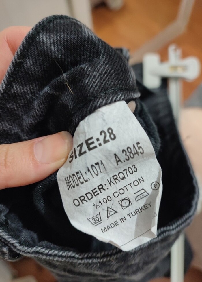 Yırtık palazzo jean - Görsel 2