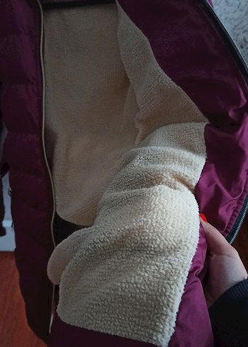 diğer Beden Bordo Kürklü çocuk Kışlık Mont