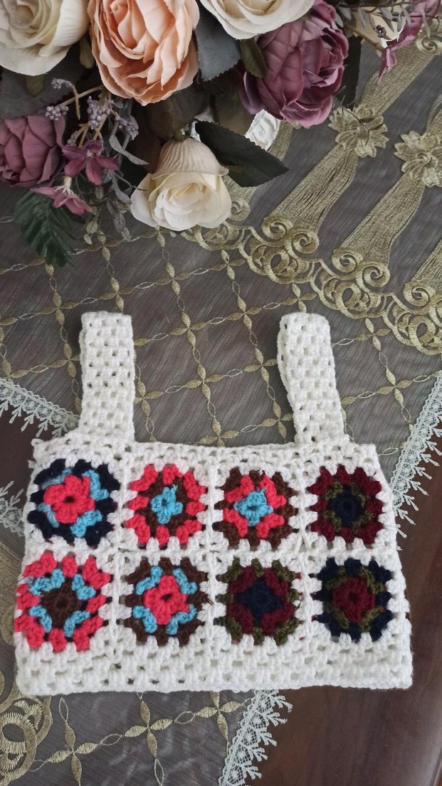 Renkli Nakışlı Kadın üst - Görsel 2