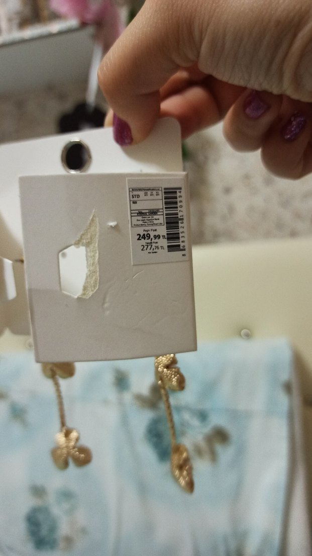 DeFacto Pembe Boncuklu Çiçekli Midi Küpe - Görsel 2